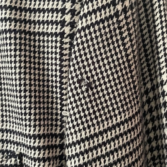 Vintage 80s Guess Georges Marciano Houndstooth Shoulder Pads Blazer (As Is) - Picture 7 of 9